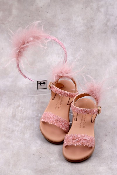 3156  Queenie Παιδικά & βρεφικά δερμάτινα ή ανατομικά σανδάλια.