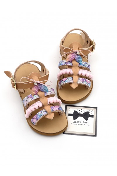 3111 Avianna Παιδικά δερμάτινα ή ανατομικά σανδάλια.