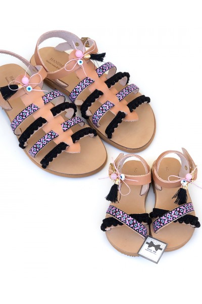 0295B Skylar Παιδικά δερμάτινα σανδάλια. (ΧΧ)
