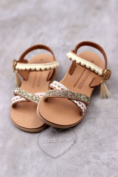 0471B Athena Παιδικά & βρεφικά δερμάτινα σανδάλια. (ΧΧ)