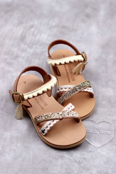 0471B Athena Παιδικά & βρεφικά δερμάτινα σανδάλια. (ΧΧ)