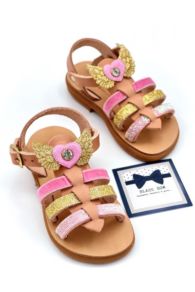 0511A Angelica Παιδικά δερμάτινα ή ανατομικά σανδάλια. (Ερμής)