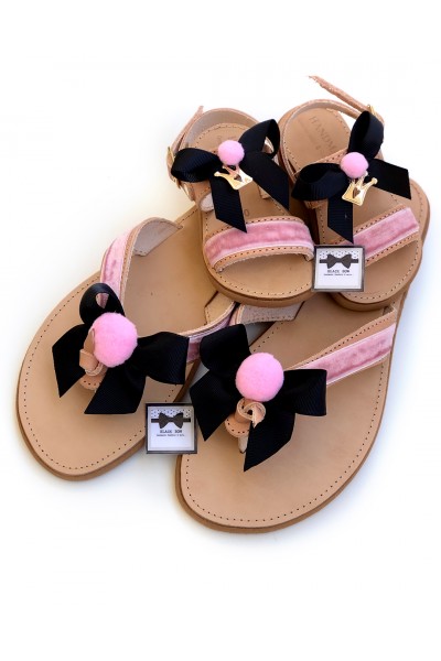 0536-2 Zoe Γυναικεία δερμάτινα σανδάλια. (Διχάλα)