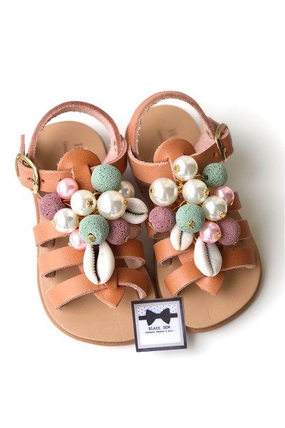 0609 Lucy Παιδικά δερμάτινα ή ανατομικά σανδάλια. 