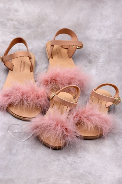 0624-1 Alivia Γυναικεία δερμάτινα ή ανατομικά σανδάλια. ΔΛ