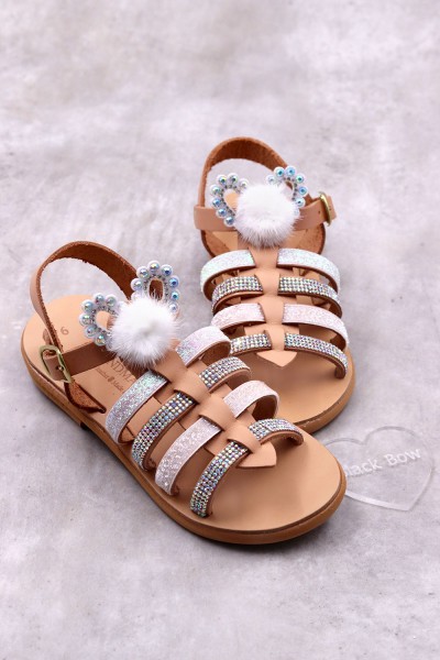 1061A Lola Παιδικά δερμάτινα ή ανατομικά σανδάλια. (Έρμης)