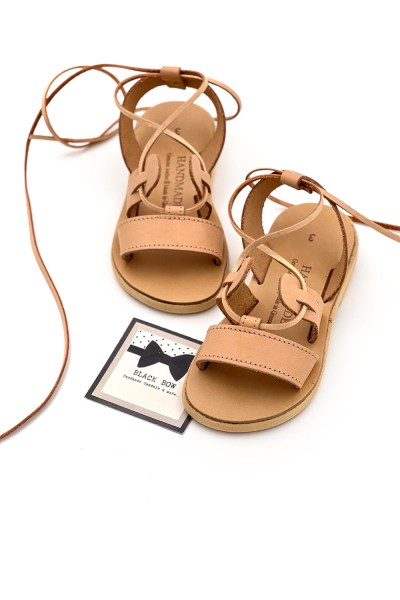 99188 Iris Παιδικά δερμάτινα σανδάλια.